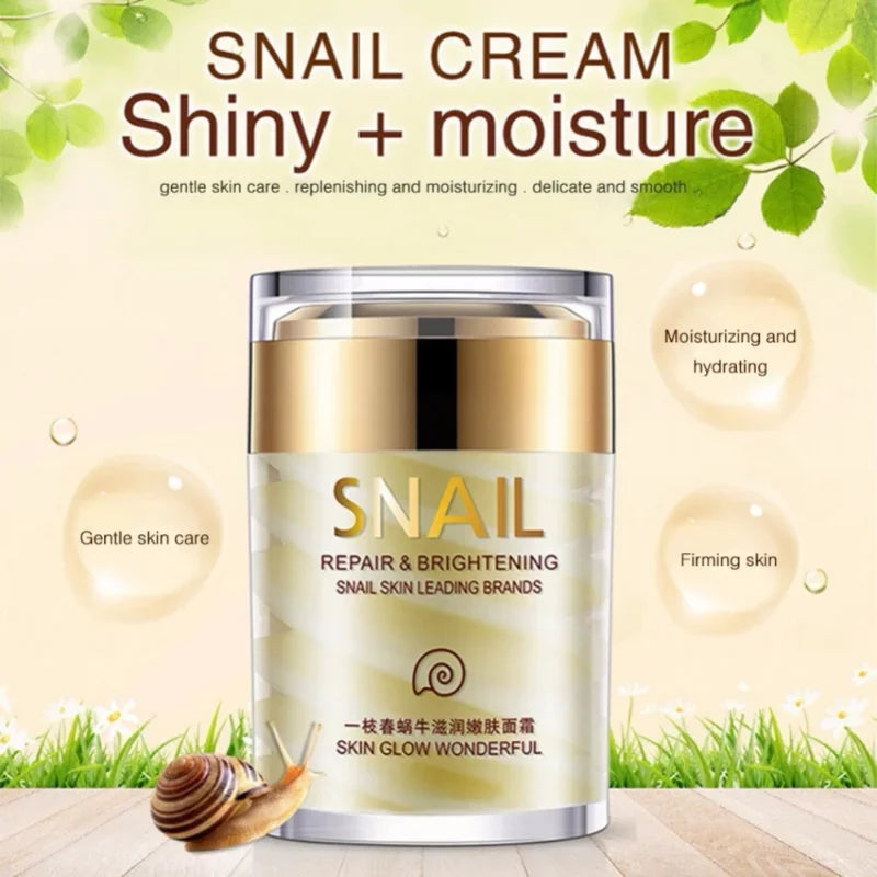 Snail Collagen Face Cream Whitening Moisture Anti Aging