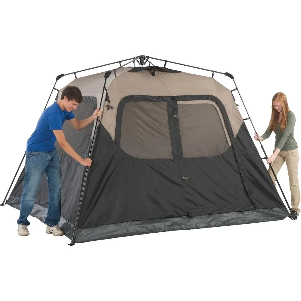 Camping Tent with Instant Setup, Weatherproof Tent