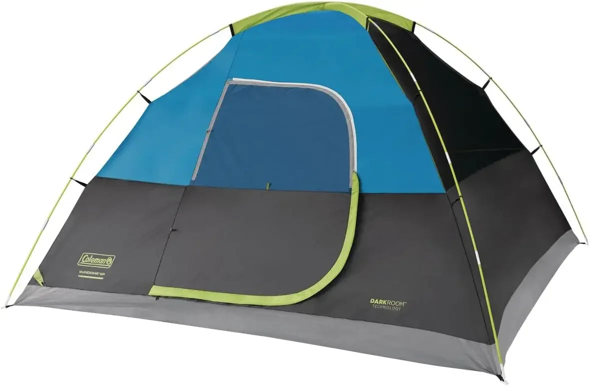 Coleman Dark Room Sundome Camping Tent, 4/6 Person