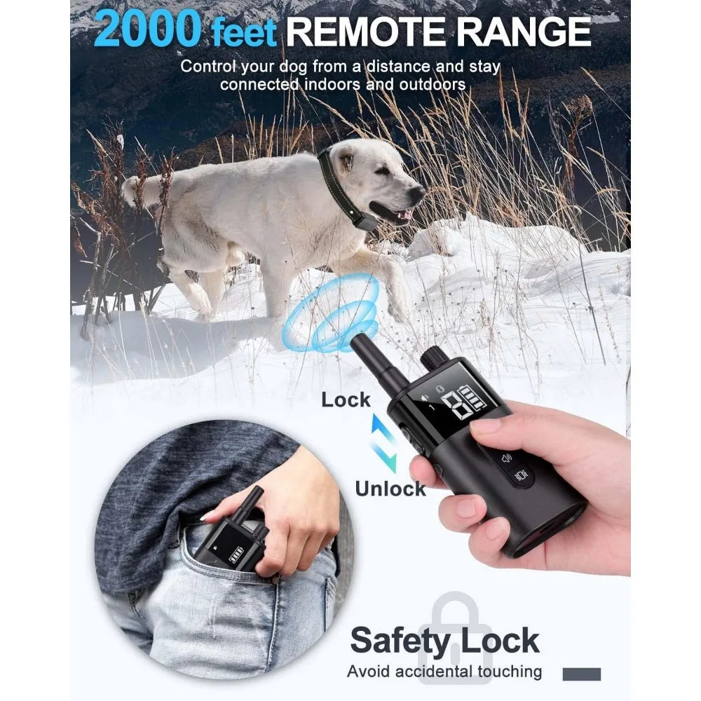 No Shock Dog Shock Collar with Remote