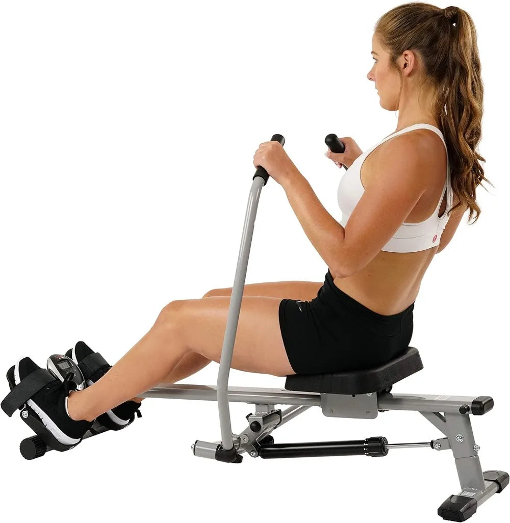 Smart Compact Full Motion Rowing Machine, Full-Body Workout,