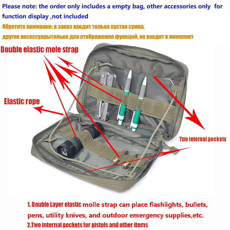 Molle Pouch Bag Medical EMT Tactical Outdoor Emergency Pack