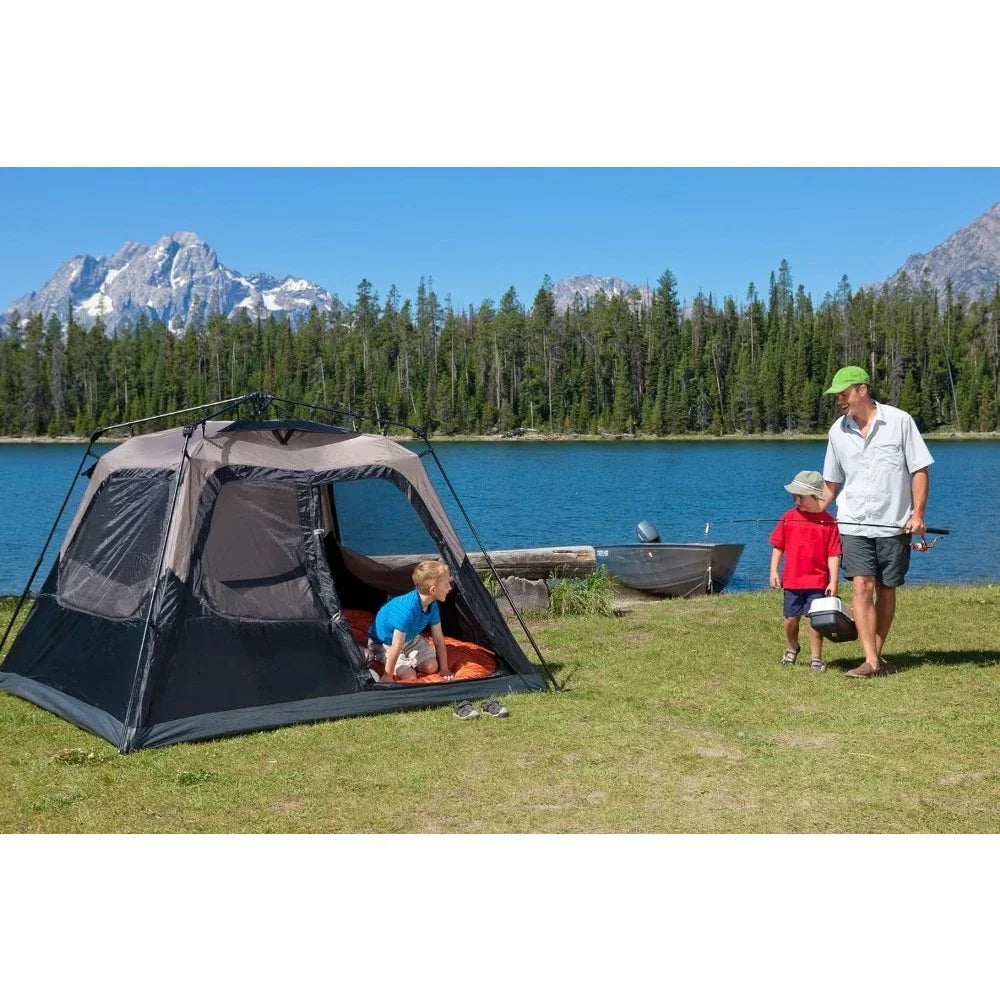 Camping Tent with Instant Setup, Weatherproof Tent